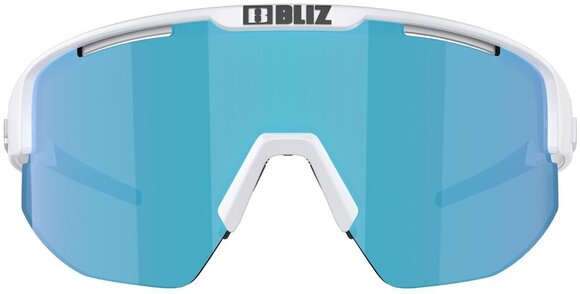 Kerékpáros szemüveg Bliz Fusion Small 52413-03 Matt White/Brown w Blue Multi Kerékpáros szemüveg - 2
