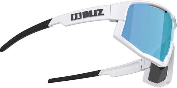 Cycling Glasses Bliz Matrix 52804-03 Shiny White/Smoke w Blue Multi Cycling Glasses - 3
