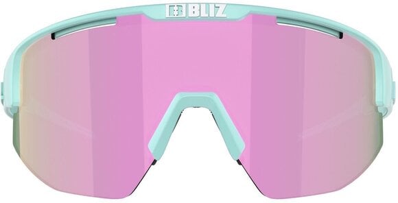 Óculos de ciclismo Bliz Matrix Small 52407-74 Matt Pastel Mint/Brown w Rose Multi Óculos de ciclismo - 2