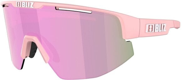 Kolesarska očala Bliz Matrix Small 52407-44 Matt Powder Pink/Brown w Rose Multi Kolesarska očala - 5