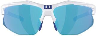 Sportovní brýle Bliz Hybrid 52806-03 White w Blue Logo/Smoke w Blue Multi plus Spare Lens Orange And Clear Sportovní brýle - 1