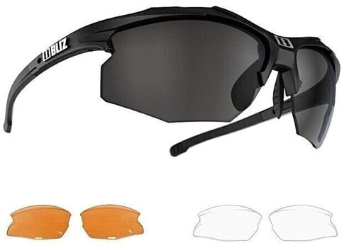 Cycling Glasses Bliz Hybrid 52806-10 Matt Black/Smoke plus Spare Lens Orange And Clear Cycling Glasses - 2