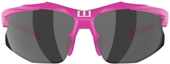 Cycling Glasses Bliz Hybrid Small 52808-41 Matt Pink/Smoke w Silver Mirror plus Spare Lens Orange And Clear Cycling Glasses - 3