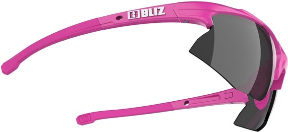 Cycling Glasses Bliz Hybrid Small 52808-41 Matt Pink/Smoke w Silver Mirror plus Spare Lens Orange And Clear Cycling Glasses - 4