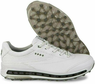 Golfskor för herrar Ecco Cool Pro Mens Golf Shoes White/Black/Transparent 40 - 8