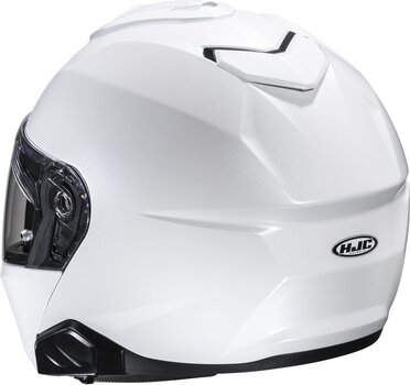 Helm HJC i91 Solid Pearl White M Helm - 4