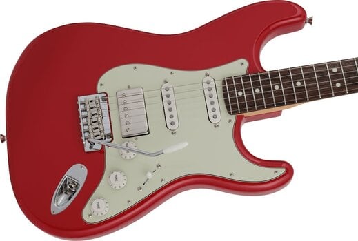 Elektromos gitár Fender MIJ Hybrid II Stratocaster HSS RW Modena Red - 3