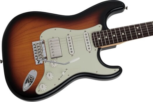 Guitare électrique Fender MIJ Hybrid II Stratocaster HSS RW 3-Color Sunburst - 3