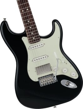 Elektromos gitár Fender MIJ Hybrid II Stratocaster HSS RW Black - 4