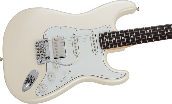 Electric guitar Fender MIJ Hybrid II Stratocaster HSS RW Olympic Pearl - 3
