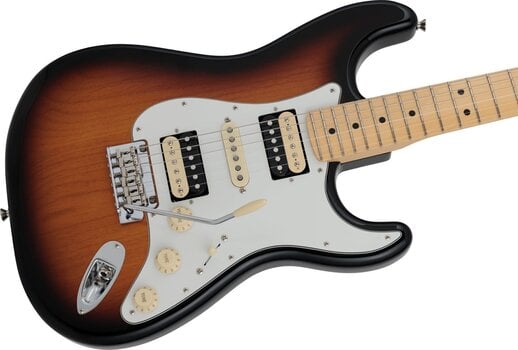 Guitare électrique Fender MIJ Hybrid II Stratocaster HSH MN 3-Color Sunburst - 3