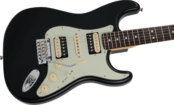 Elektromos gitár Fender MIJ Hybrid II Stratocaster HSH RW Black - 3