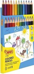 Colour Pencil Jovi Wooden Pencils Jumbo Triangular Set of Coloured Pencils 12 pcs - 3