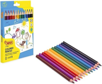 Ołówek kolorowy Jovi Zestaw kolorowych ołówków 12 szt - 5