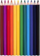 Colour Pencil Jovi Wooden Pencils Jumbo Triangular Set of Coloured Pencils 12 pcs - 5