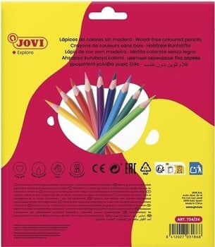 Colour Pencil Jovi Set of Coloured Pencils Mix 24 pcs - 2