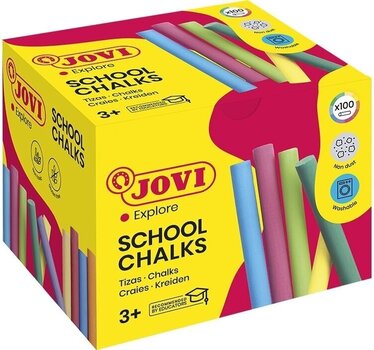 Chalks Jovi School Chalks Chalks Coloured 100 pcs - 3