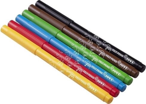 Felt-Tip Pen Jovi Markers Thin 6 pcs - 3