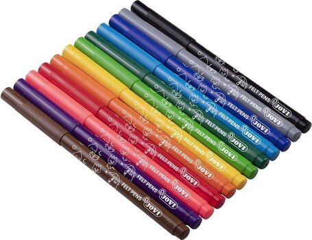 Felt-Tip Pen Jovi Markers Thin Markers 12 pcs - 3