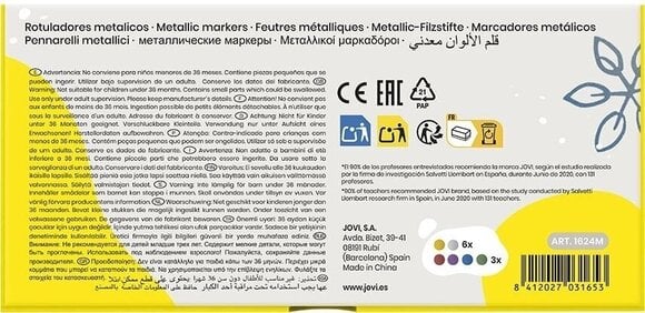 Marqueur Jovi Metallic Markers Marqueurs métalliques 24 pièces - 2