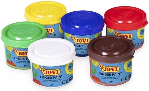 Prstová farba Jovi Finger Paints Sada prstových farieb Mix 6 x 35 ml - 4