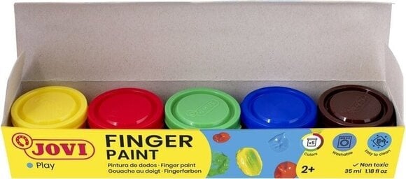 Fingerfarbe Jovi Fingerfarbe 5 x 35 ml Mix - 2