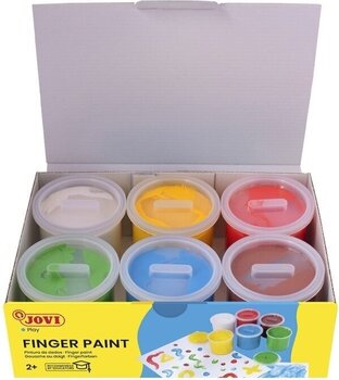 Fingerfarbe Jovi Fingerfarbe Fingerfarben-Set 6 x 125 ml Mix - 3