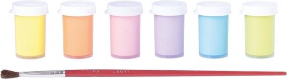 Χρώμα Τέμπερας Jovi Premium Ένα σετ χρωμάτων τέμπερας Pastel Mix 6 x 15 ml - 4