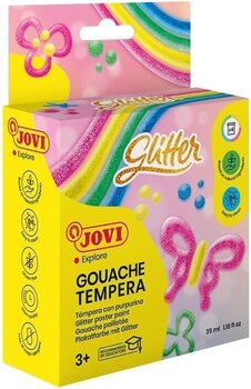 Farba tempera Jovi Premium Zestaw farb temperowych Glitter 4 x 35 ml - 4