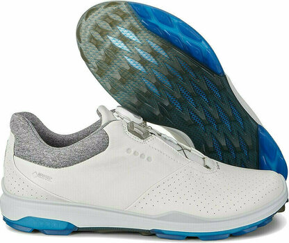 Muške cipele za golf Ecco Biom Hybrid 3 Mens Golf Shoes White/Dynasty 43 - 2