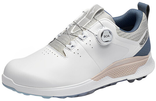 Moški čevlji za golf Mizuno Genem WG Boa White/Navy 40,5 - 2
