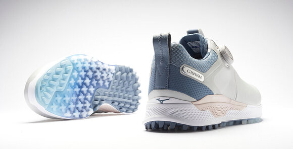 Pantofi de golf pentru bărbați Mizuno Genem WG Boa Grey/Blue 40,5 - 4