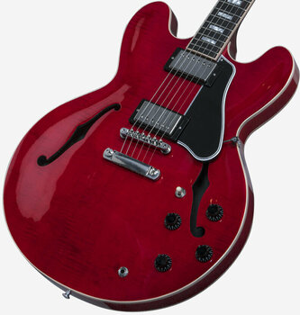 Halbresonanz-Gitarre Gibson Memphis 2018 ES 335 Figured Antique Sixties Cherry - 2