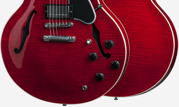 Semi-akoestische gitaar Gibson Memphis 2018 ES 335 Figured Antique Sixties Cherry - 4