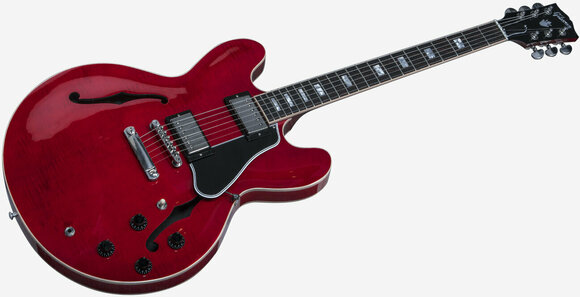 Halbresonanz-Gitarre Gibson Memphis 2018 ES 335 Figured Antique Sixties Cherry - 5