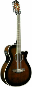 12-string Acoustic-electric Guitar Ibanez AEG1812II Dark Violin Sunburst - 5
