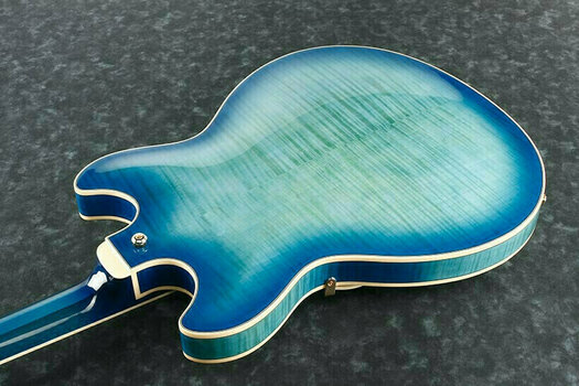 Halvakustisk gitarr Ibanez AS153 JBB Jet Blue Burst - 3