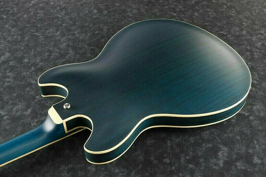 Semi-akoestische gitaar Ibanez AS53-TBF Transparent Blue Flat - 3