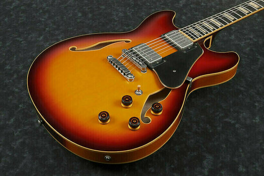 Halvakustisk gitarr Ibanez ASV93 Tri Fade Low Gloss - 2