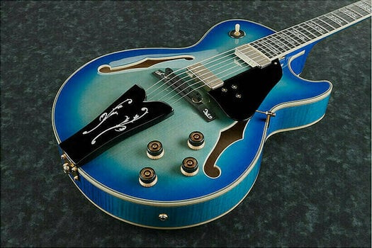 Semi-akoestische gitaar Ibanez GB40THII-JBB Jet Blue Burst - 2
