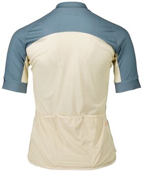 Cykeltröja POC Essential Road Women's Logo Jersey Okenite Off-White/Calcite Blue S - 2