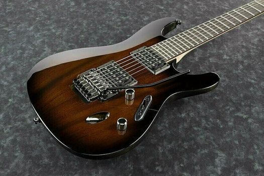 Electric guitar Ibanez S520 transparent Black Sunburst High Gloss - 2