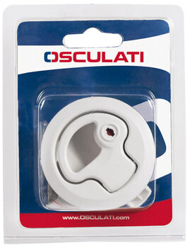 Pokrovi in vrata Osculati Flush pull latch white nylon with lock - 3