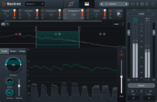 Plug-In software da studio iZotope Neutron 4: Crossgrade from any advanced product (Prodotto digitale) - 2