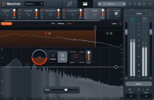 Plug-Ins för effekter iZotope Neutron 4: CRG from any paid iZotope product (Digital produkt) - 5