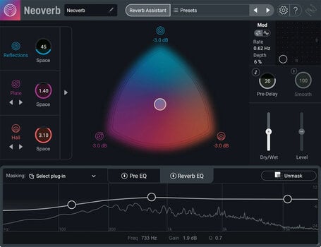 Software Plug-In FX-processor iZotope Neoverb: crossgrade from any iZotope product (Digitalt produkt) - 2