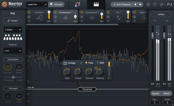 Studio software plug-in effect iZotope Nectar 4 Standard: CRG from any paid iZo product (Digitaal product) - 3