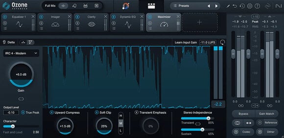 Programski FX procesor z vtičnikom iZotope Ozone 11 ADV: CRG from MPS 4-5 or Ozone ADV 9-10 (Digitalni izdelek) - 5