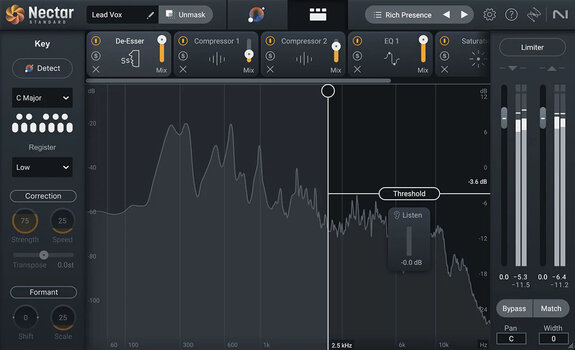 Updates en upgrades iZotope Nectar 4 STD: UPG from Nectar 3, MPS 4-5, K13-14 (Digitaal product) - 4