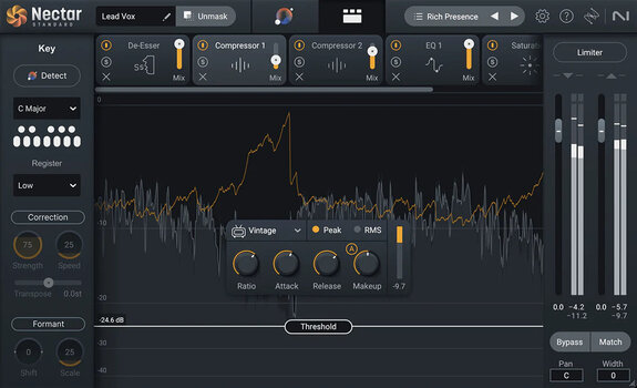 Студио софтуер Plug-In ефект iZotope Nectar 4 Standard EDU (Дигитален продукт) - 3